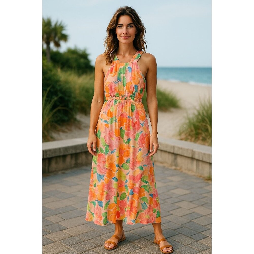 MAGGY LONDON Women's Floral Dress 10